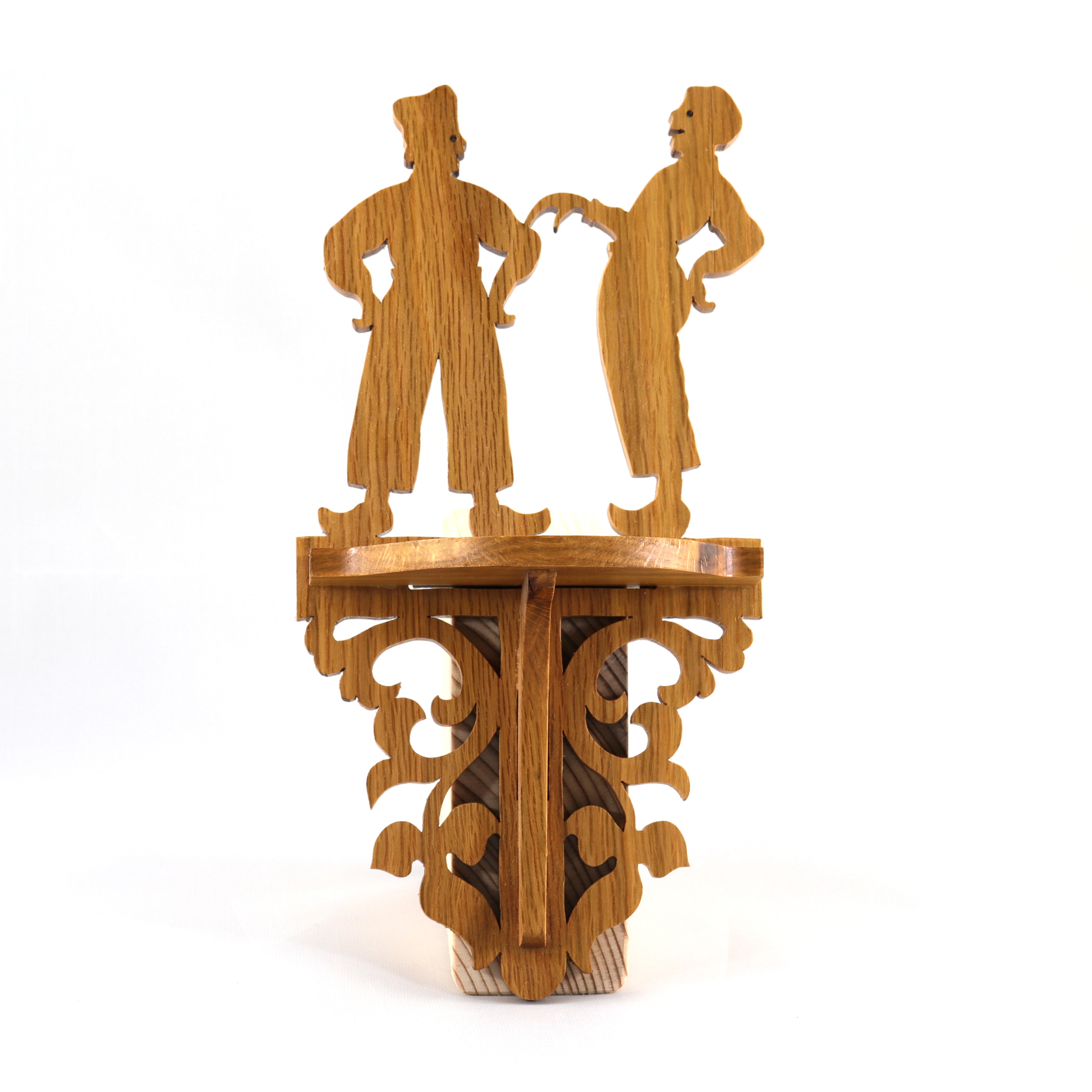 Handcrafted Victorian Wall Shelf made from premium hardwood, skillfully finished with Polyurethane for home decor or showcasing small items.