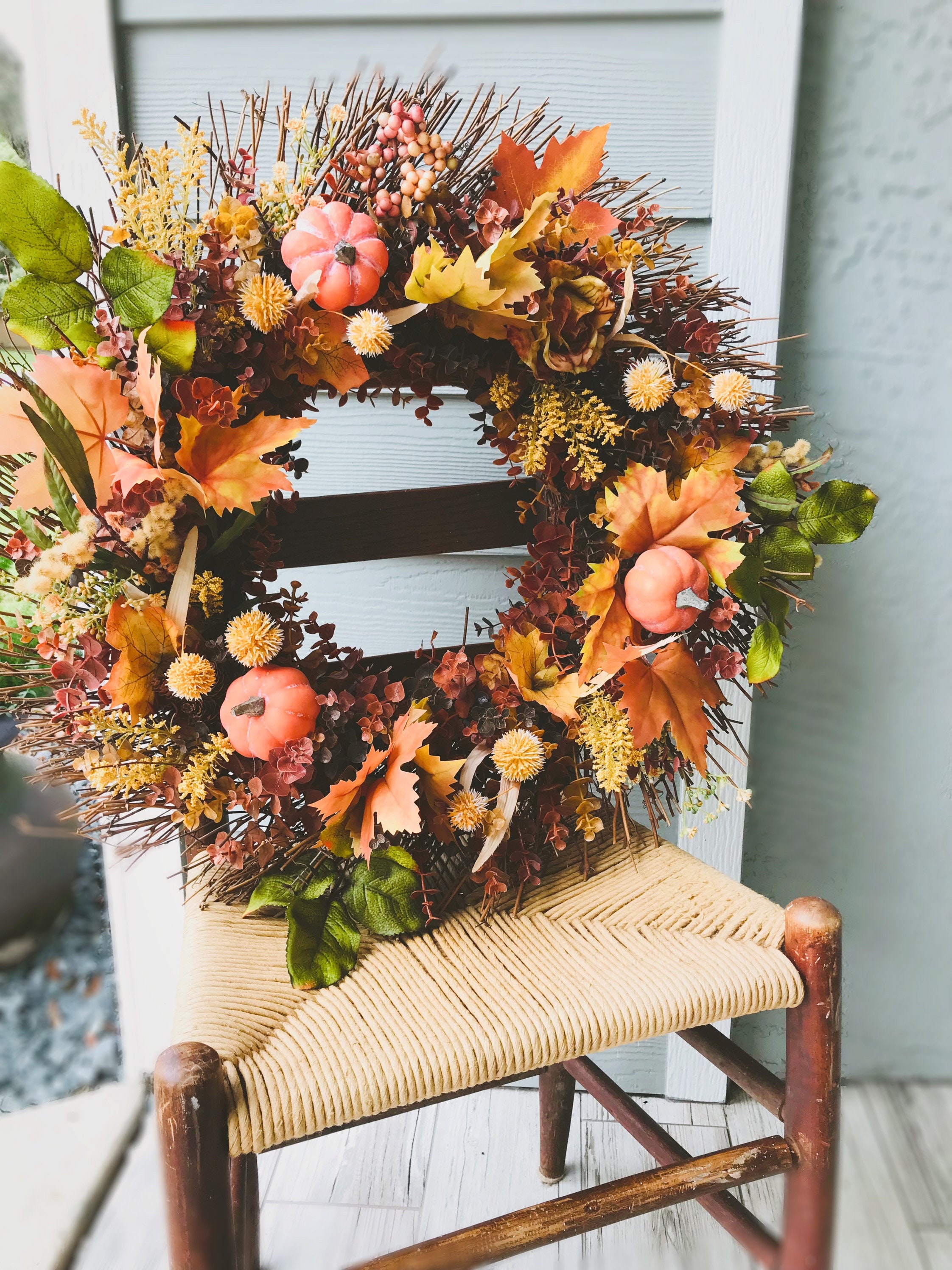 Home & Living Home Decor Wreath & Door Hangings Fall wreaths