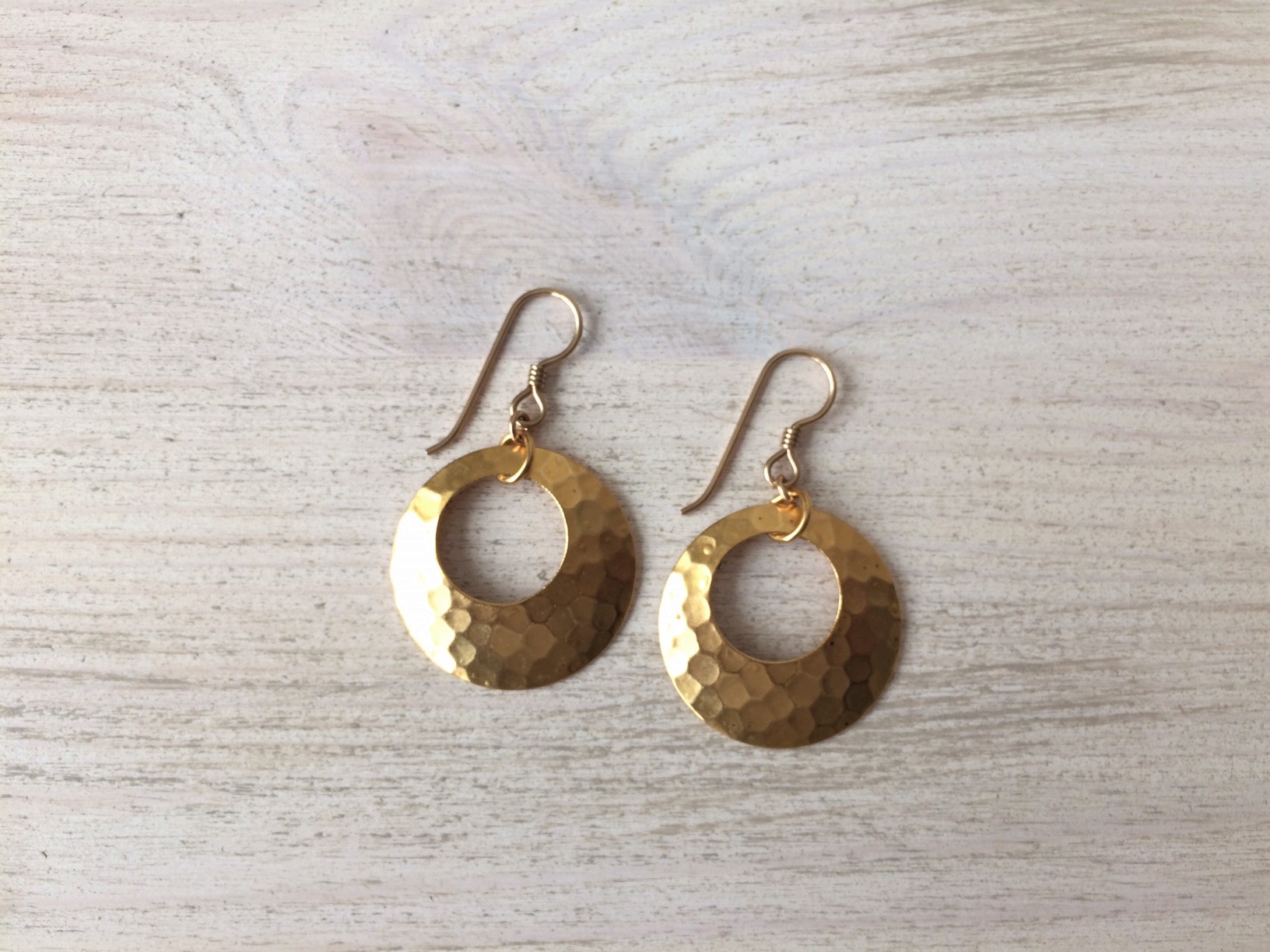vintage gold hoop earrings