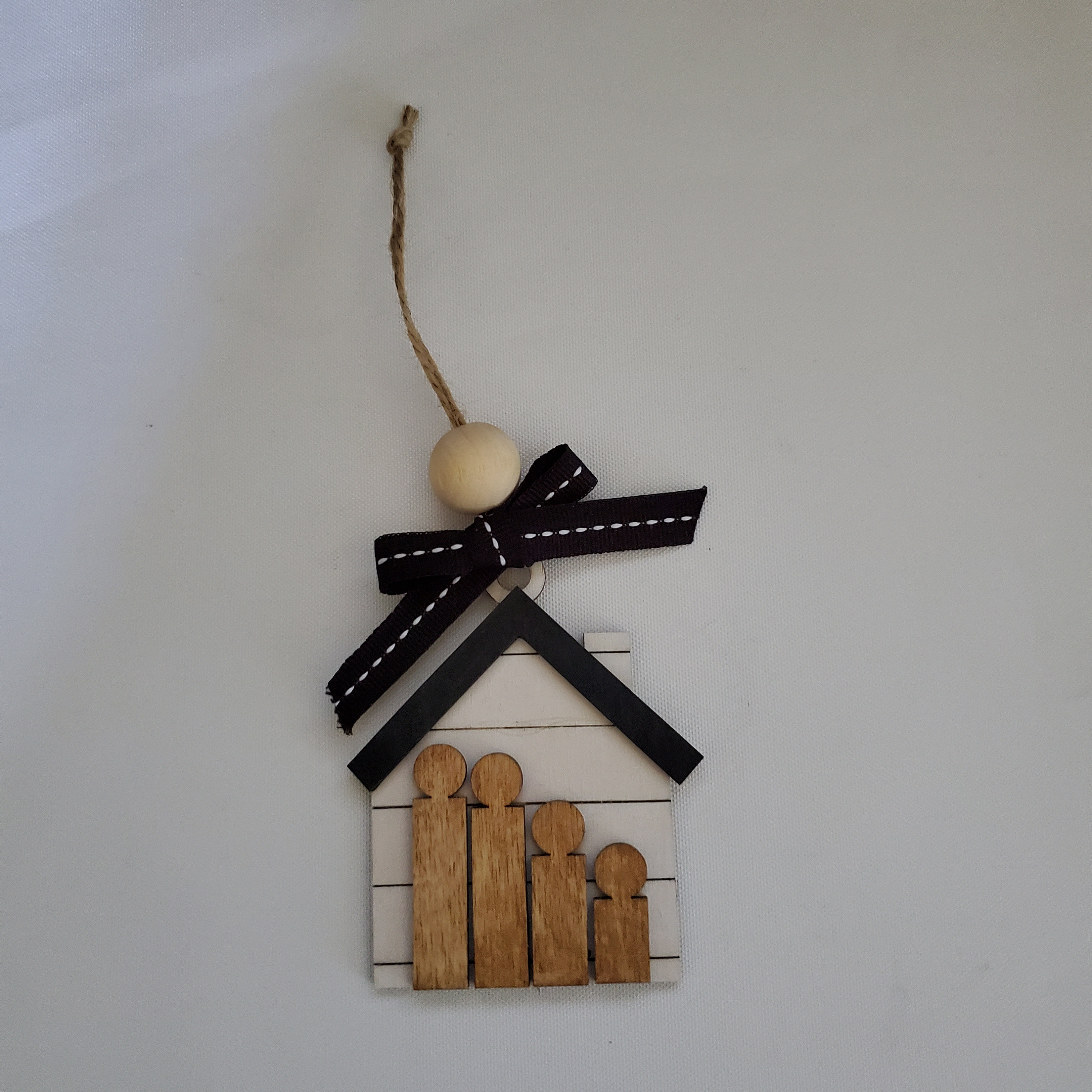 Products Wood house ornament for family
