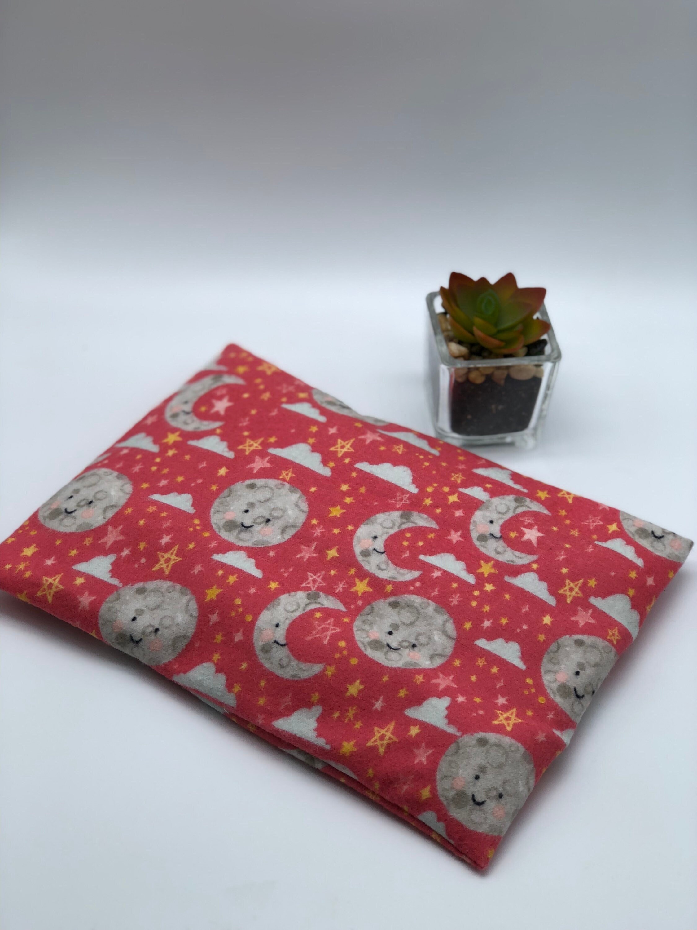 Products CORN Heating Bag, Moon Design Flannel Fabric Microwave CORN