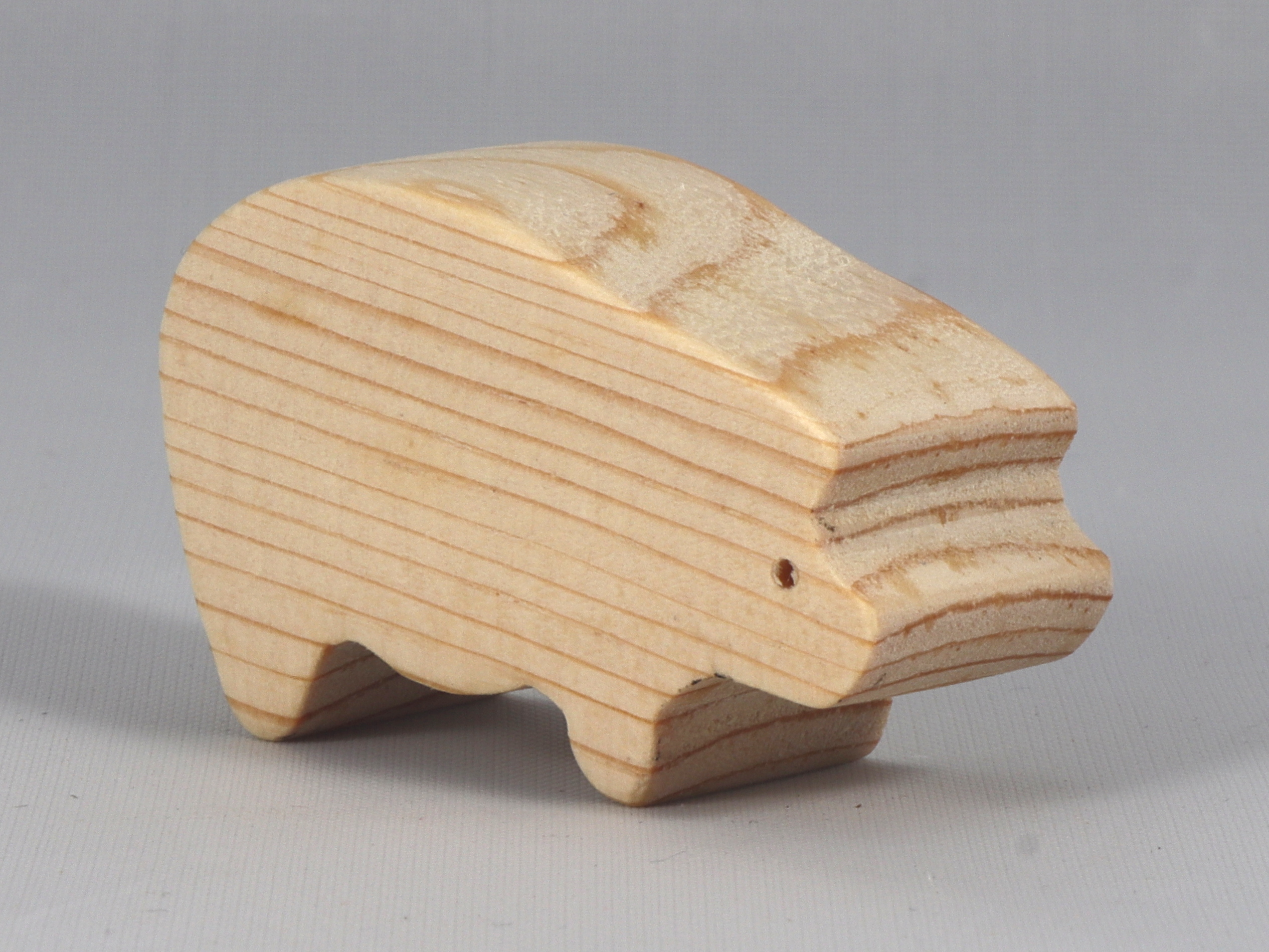 Wood Toy Pig Cutout Handmade Unfinished Unpainted And Ready To Paint Freestanding From My Itty Bitty Animal Collection