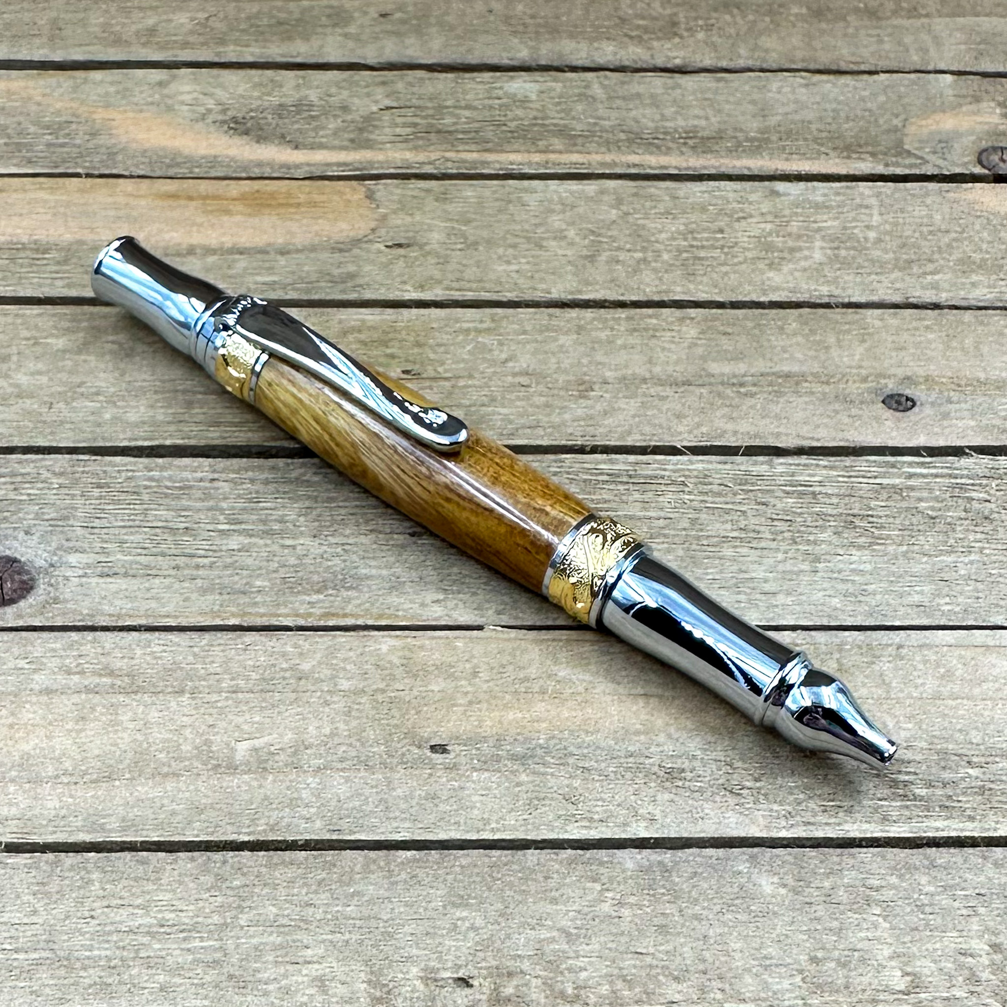 Handcrafted Nouveau Sceptre Pen in Redbud Wood - Elegant and Unique ...