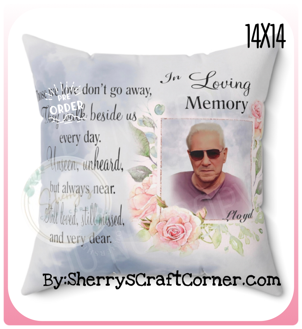 Home & Living Home Decor Pillows & Cushions Memorial Pillow
