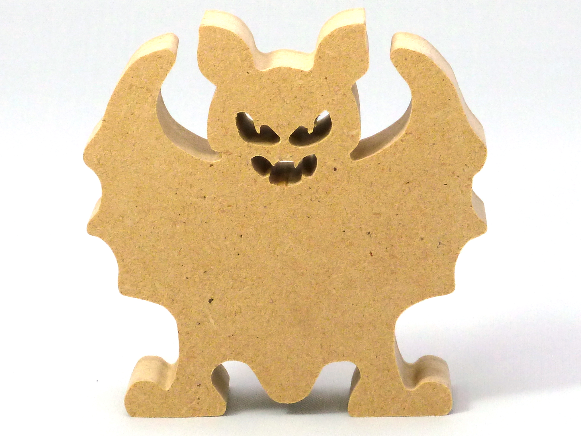 Handmade Wood Halloween Bat Cutout Unpainted Free Standing Use For  Kids Crafts or Toys From My Snazzy Spooks Collection
