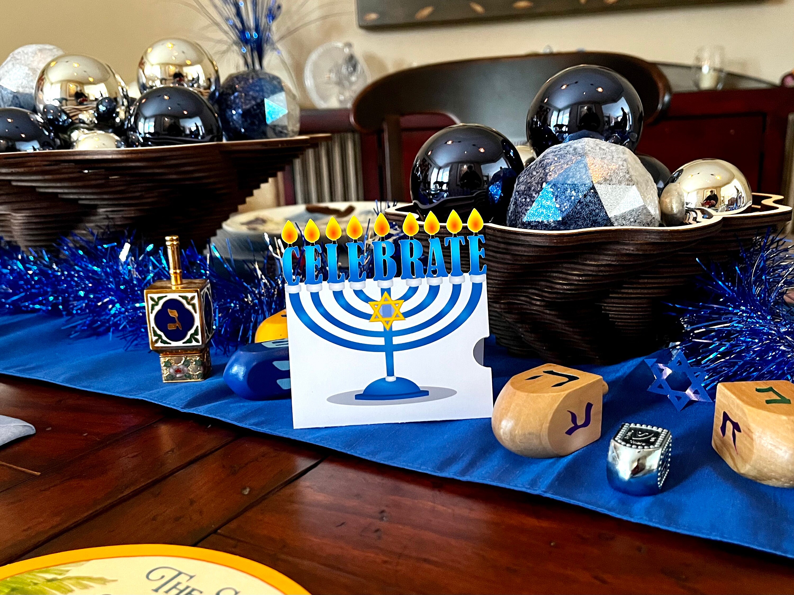 Products Celebrate Hanukkah Gift Card Holder Holiday Greeting Card