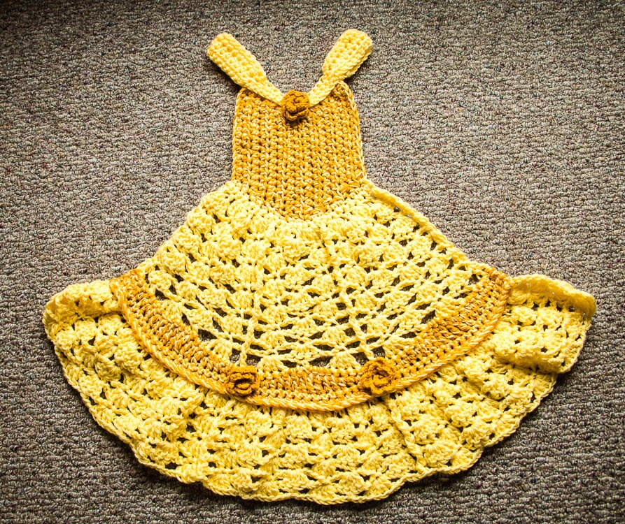 Products :: Crochet Princess Blanket - Yellow Princess Dress Blanket ...