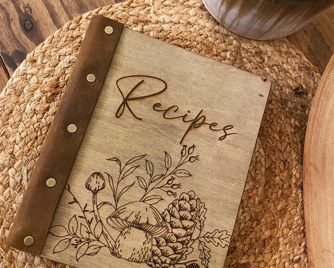 Personalized recipe book, Gift for her, Gifts for him, Christmas gift