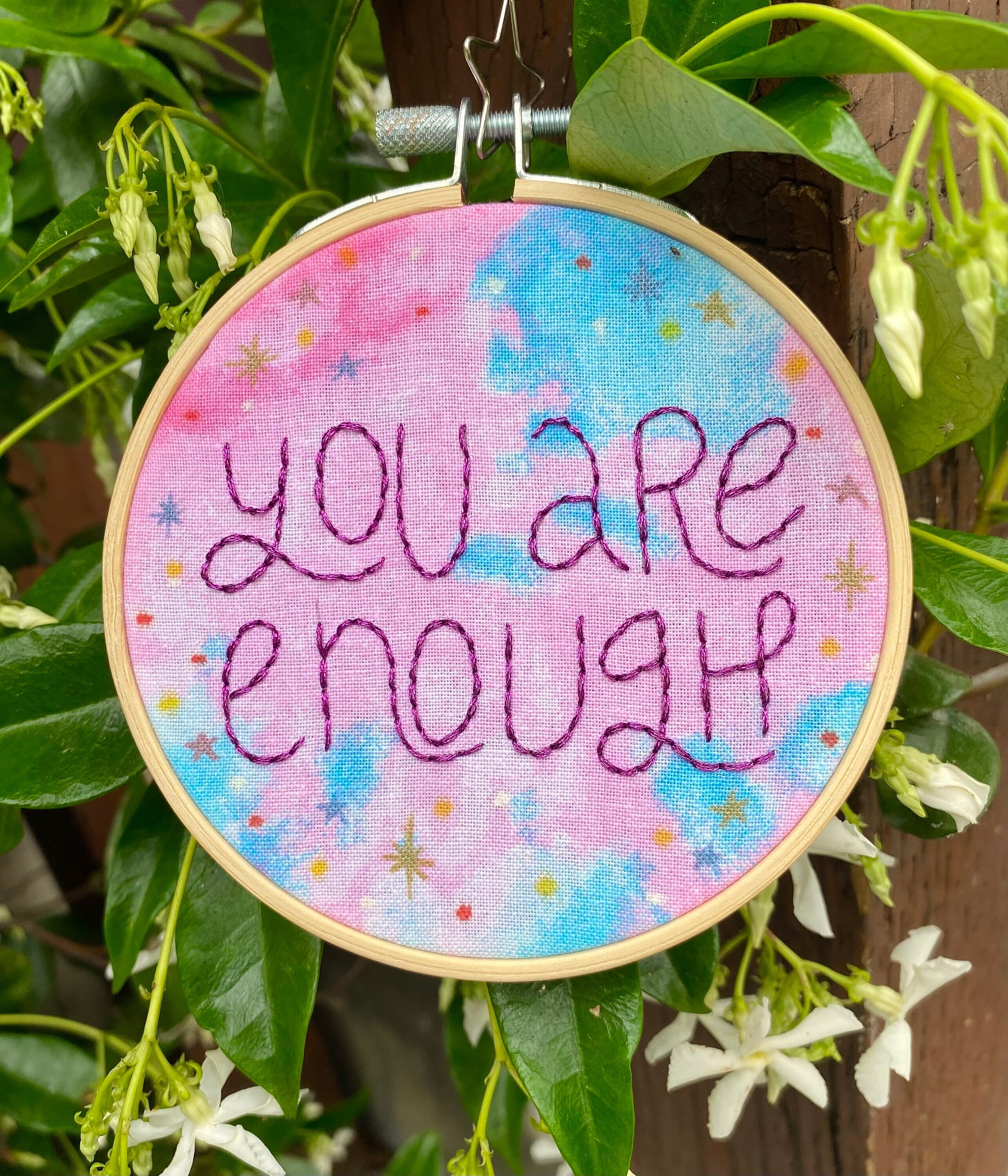 Home & Living Wall Decor Wall Art Handmade Embroidery Sign You