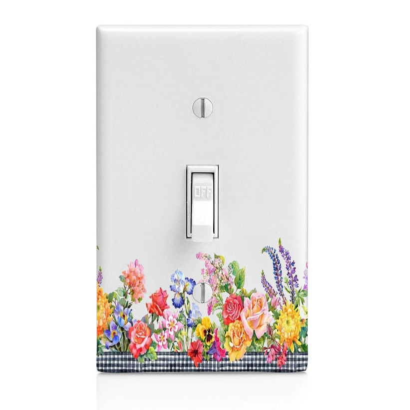 Buffalo Plaid Border Switch Cover, Night Light, Knob