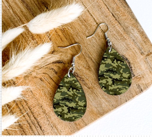 Jewelry :: Camouflage Subliminal Earrings