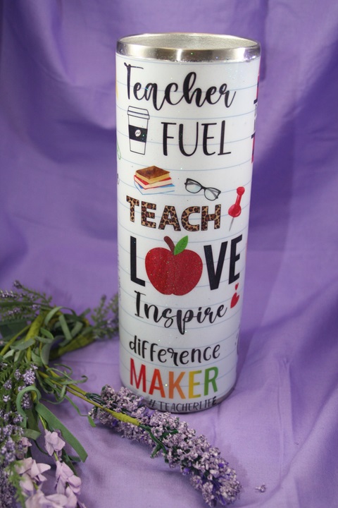 Teacher Notebook Tumbler