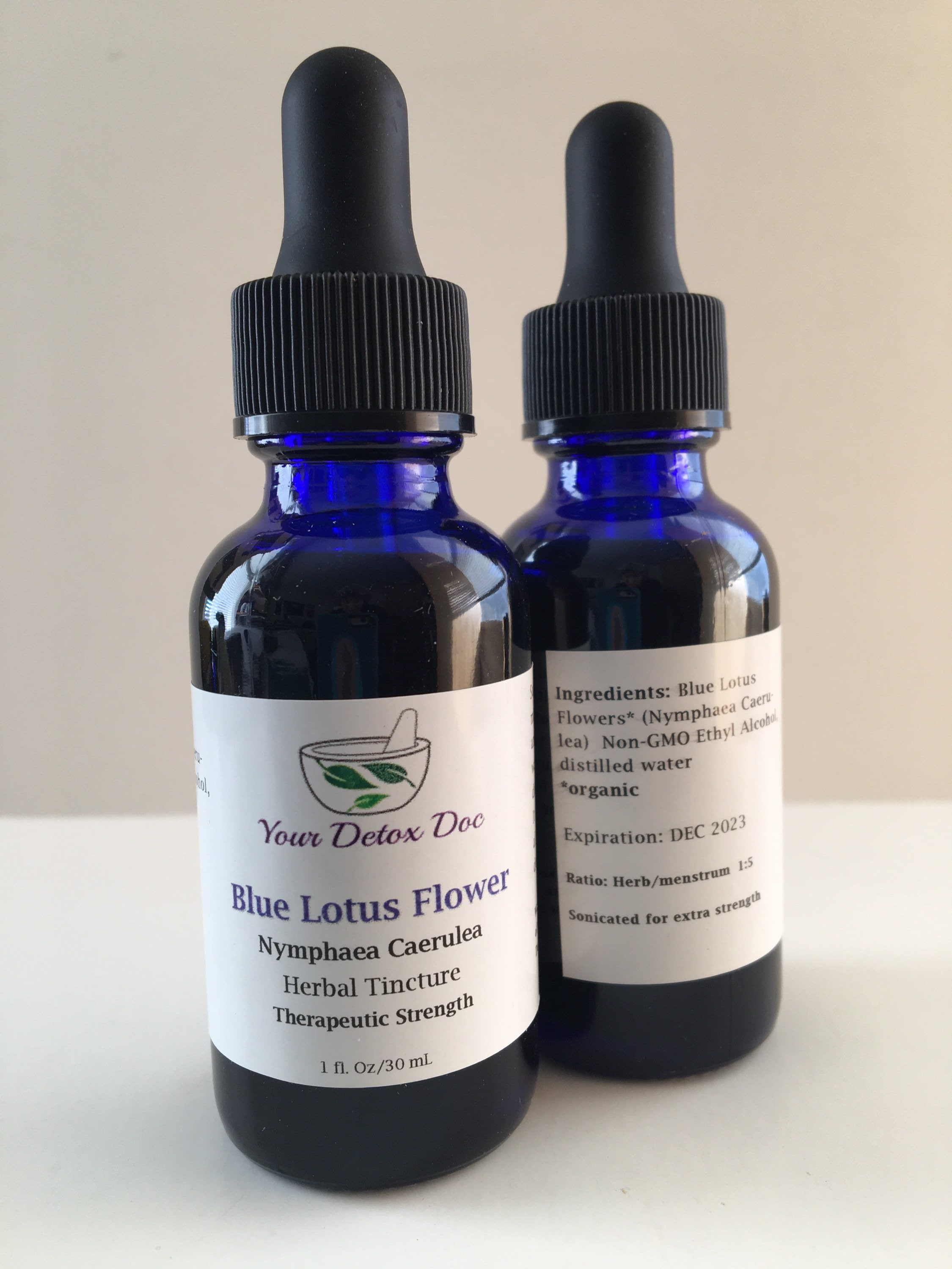 Products Blue Lotus Flower Herbal Tincture Wildcrafted Calming 6701