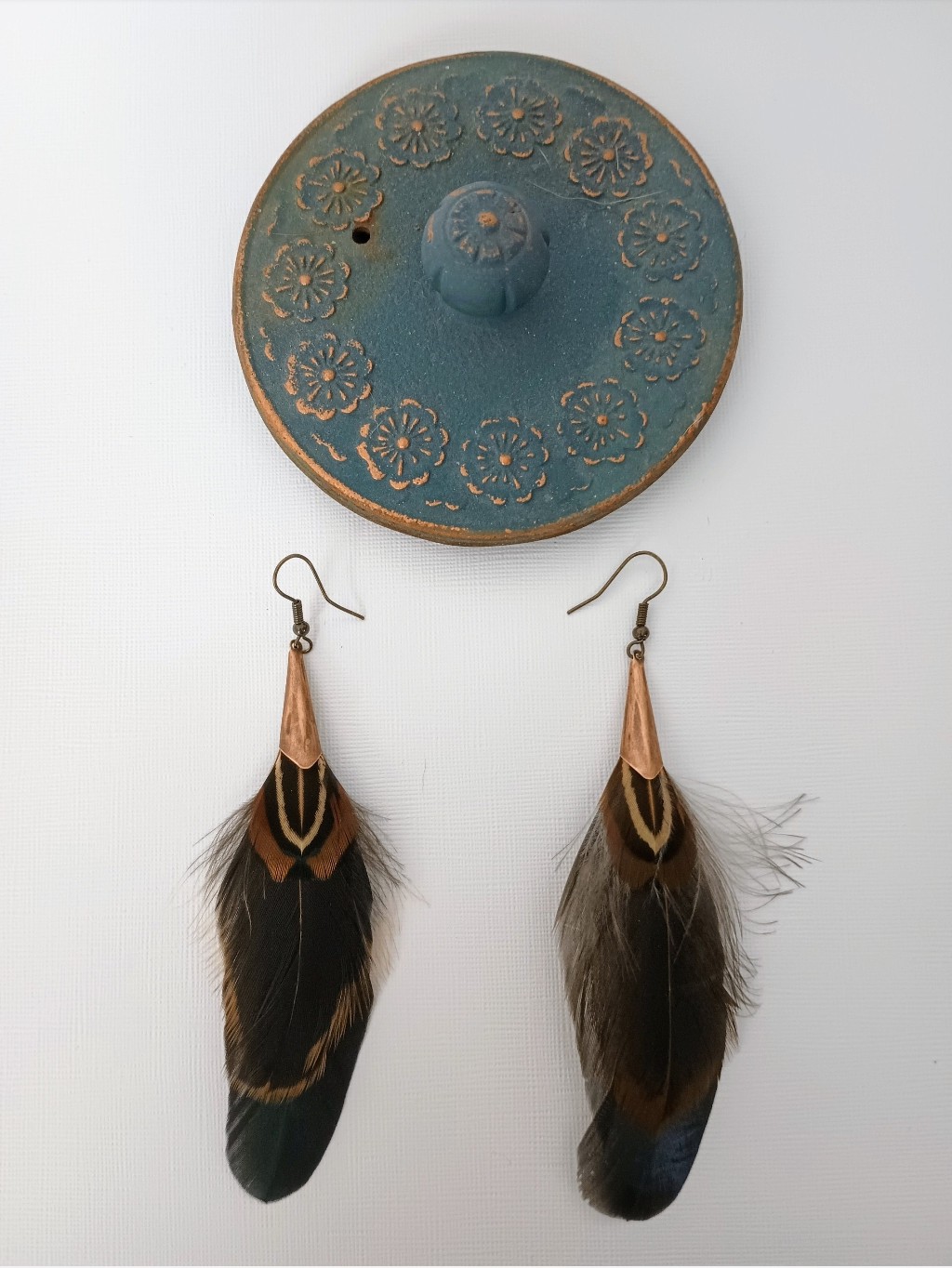 Jewelry :: Earrings :: Ringneck Pheasant Feather Earrings | Boho ...