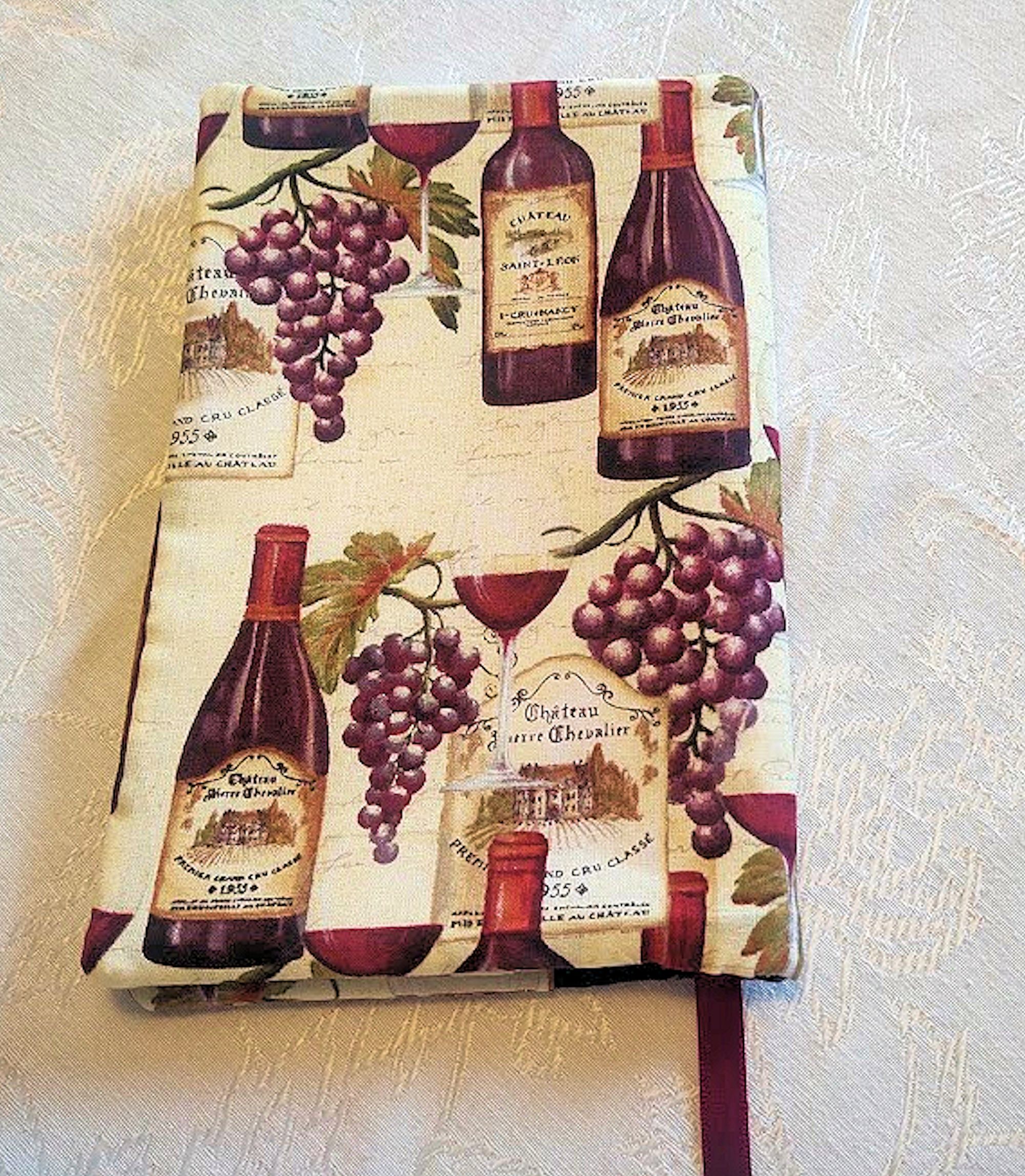 Book Cover, Wine Print, Large TRADE Size