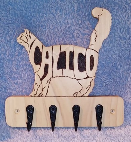 Home & Living :: Home Decor :: Calico Cat Key Holder