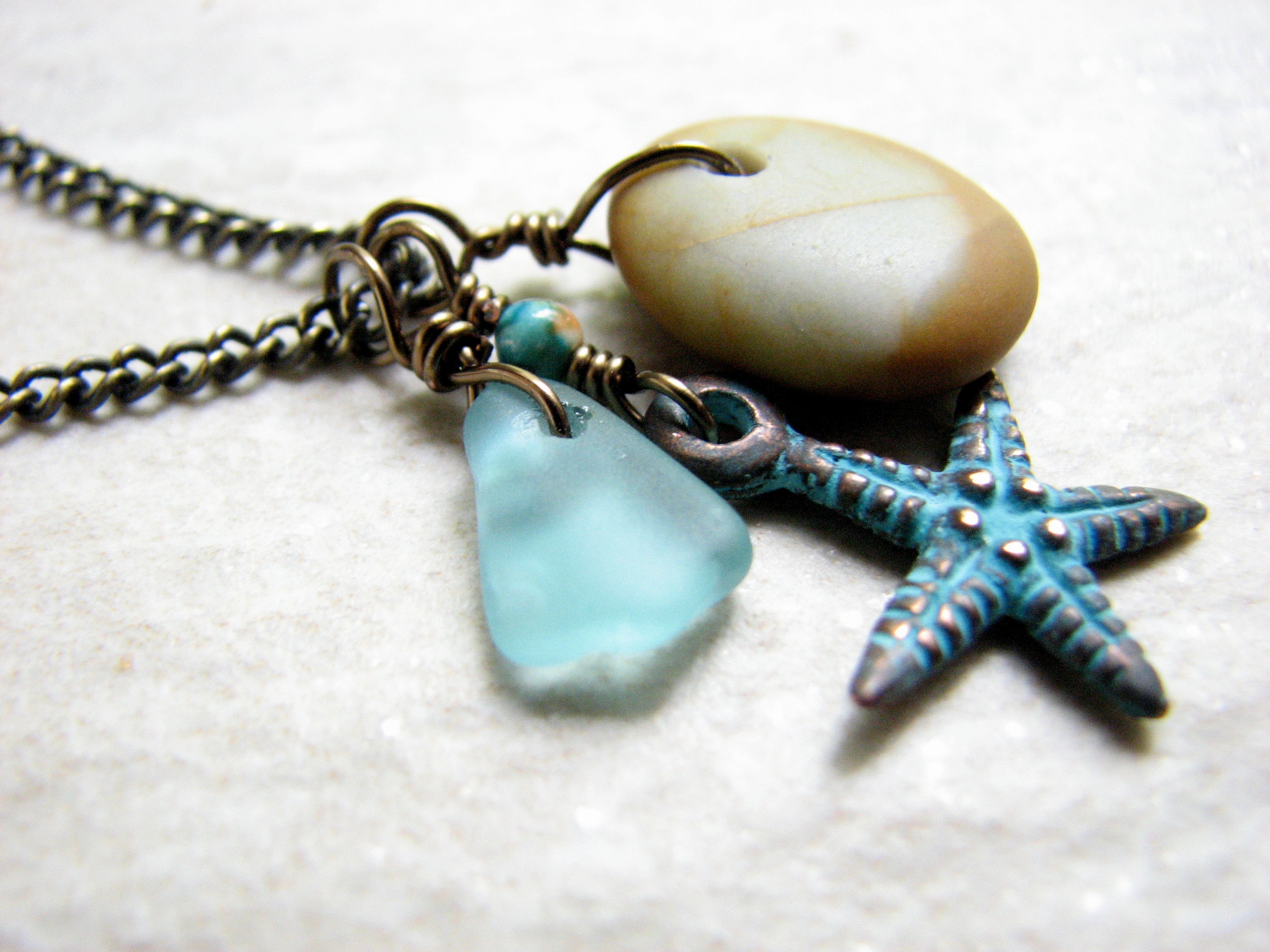 ocean charm necklace