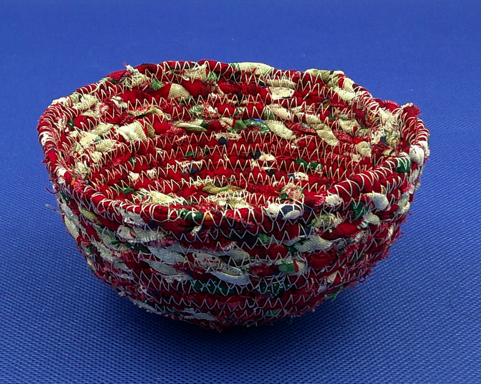 This is looking at the bowl from the side across. Its 4.5 inches wide by 2 inches deep with a 3 inch base. This is looking at the bowl from the side across. Its 4.5 inches wide by 2 inches deep with a 3 inch base.