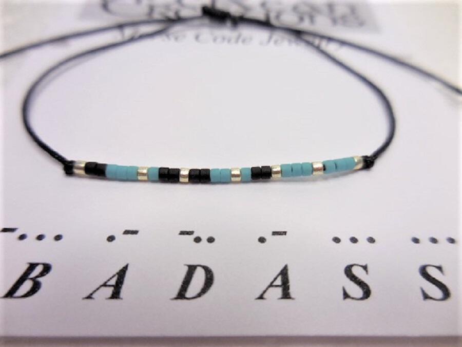Badass Morse Code Bracelet, Friendship Bracelet