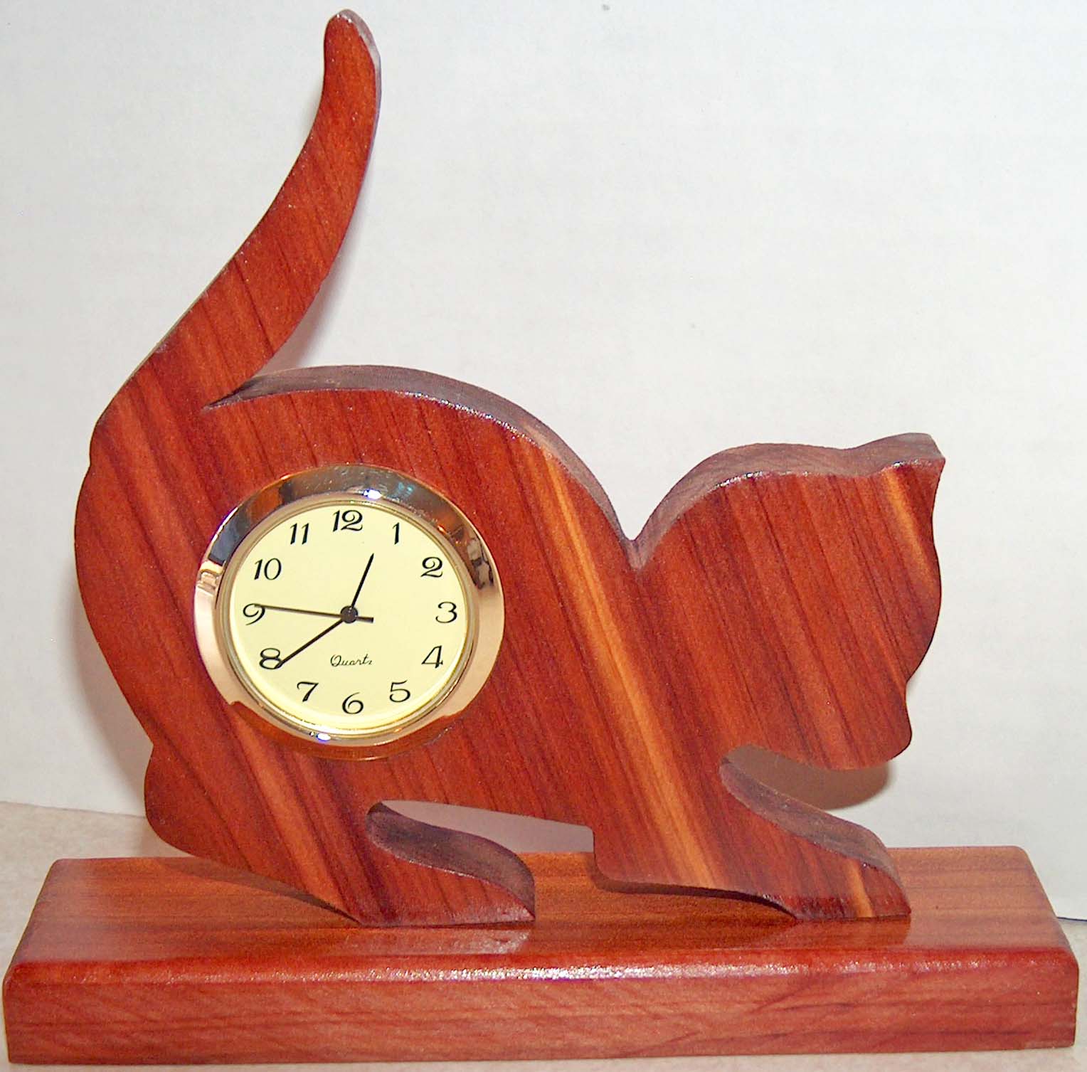 Home & Living Home Decor Clocks Cat Desk Clock